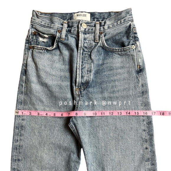 AGOLDE 90’s Pinch Waist Endless High Rise Waist Straight Leg 23 24 - Picture 11 of 13